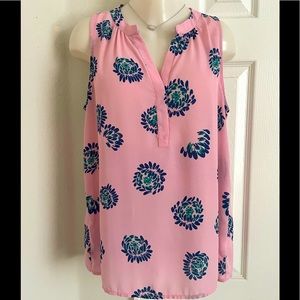 Adorable Alice Blue Pink Top size M